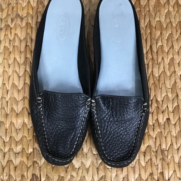 Talbots Vintage Leather Uppers Mule Slip On Size 8.5 N - Picture 4 of 7